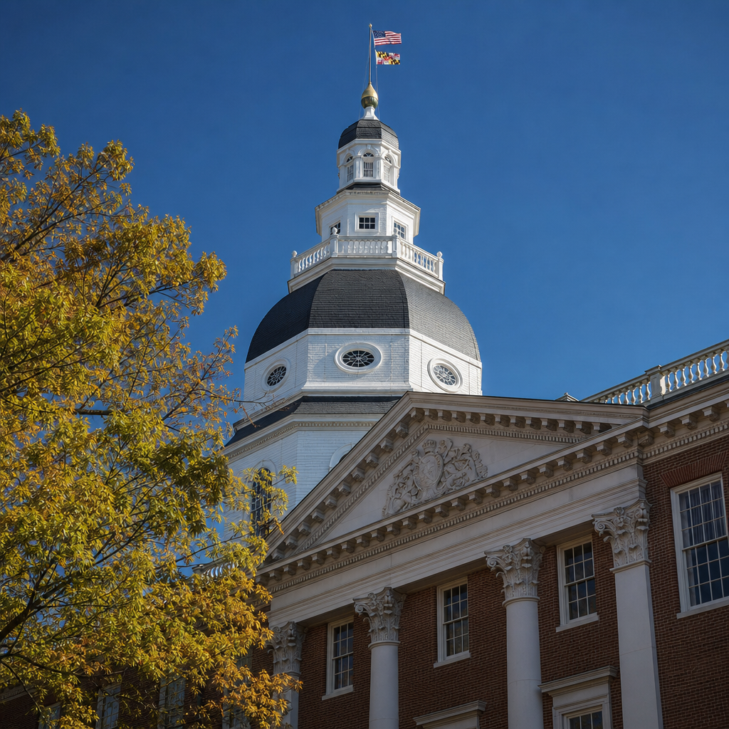 The Maryland State House in Annapolis